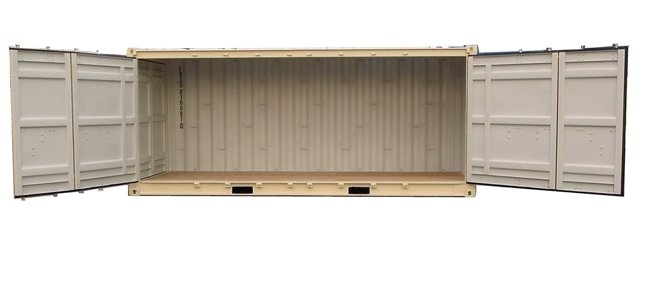 container 20' Open side iso 1c 