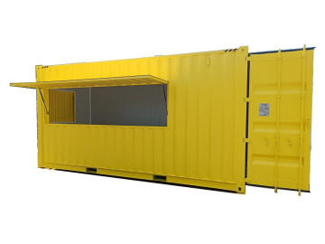 Container Chiosco Bar giallo