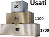 Container usati 20' box prezzi offerta