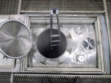 tank container Pozzetto valvole