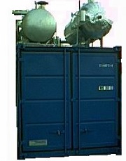 container caldaia boiler