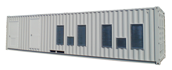 Container shelter per Inverter quadri