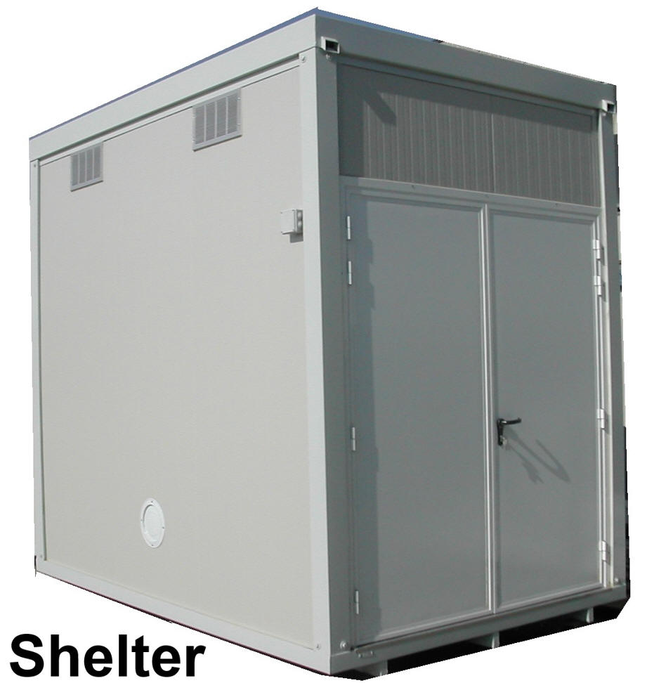 container shelter per quadri elettrici cabine