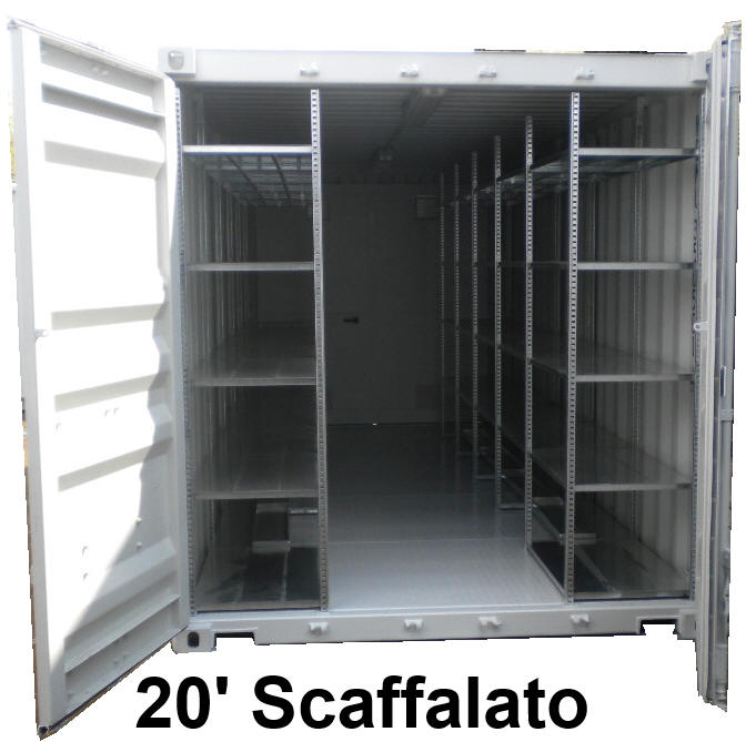 container scaffalato