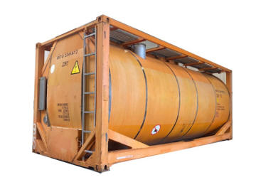 tank container per Bitume