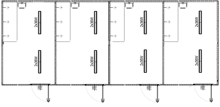 monoblocco prefabbricato spogliatoio padel