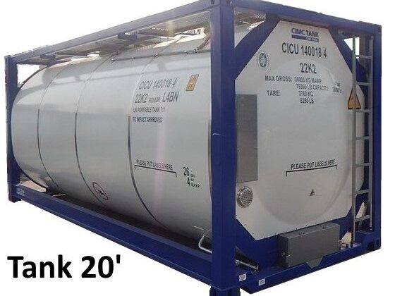 Container iso tank 20' nuova