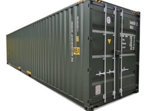 Container 40' high cube magazzino colore grigio