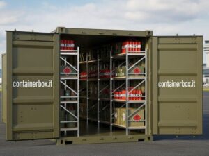 container stoccaggio esplosivi esercito open top vendita