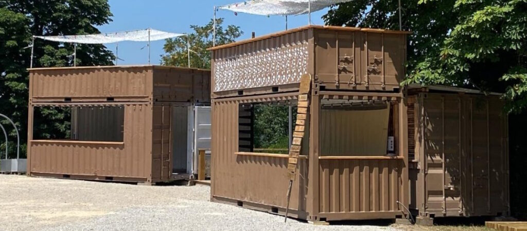 Chiosco bar parco container