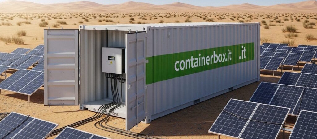 container shelter per inverter