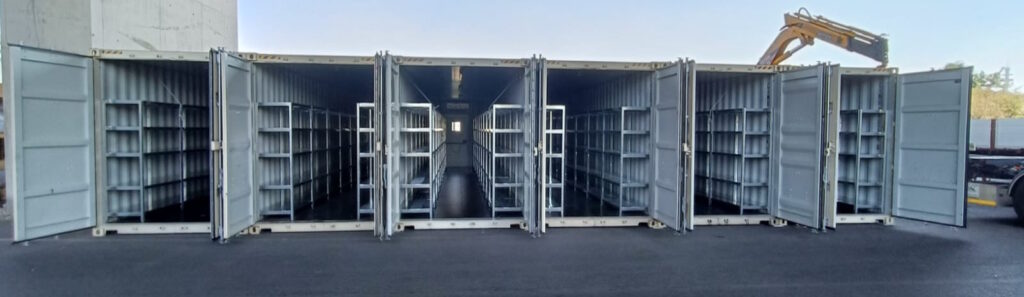 container archivio magazzino
