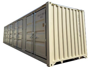 container 40' open side 4 porte